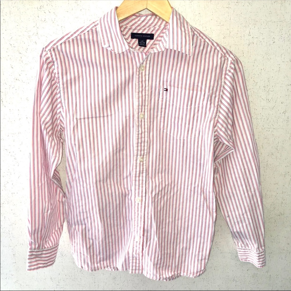 Tommy Hilfiger Striped Button Down Size L